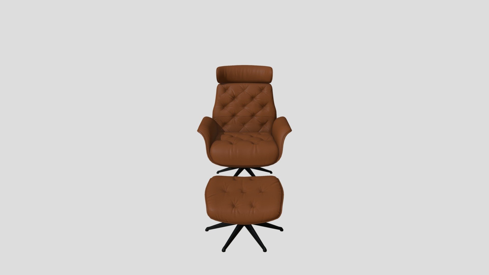 Armchair with footrest 3D model by kiransingh [cc5311b] Sketchfab