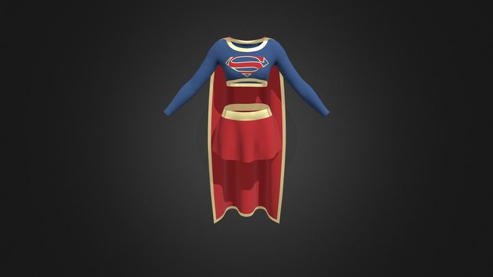 Superwoman 3D Model