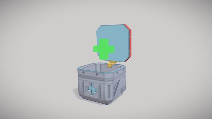 Health Upgrade Box 3D Model
