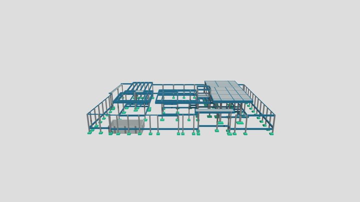 Estrutural Betta com Piscina. 3D Model