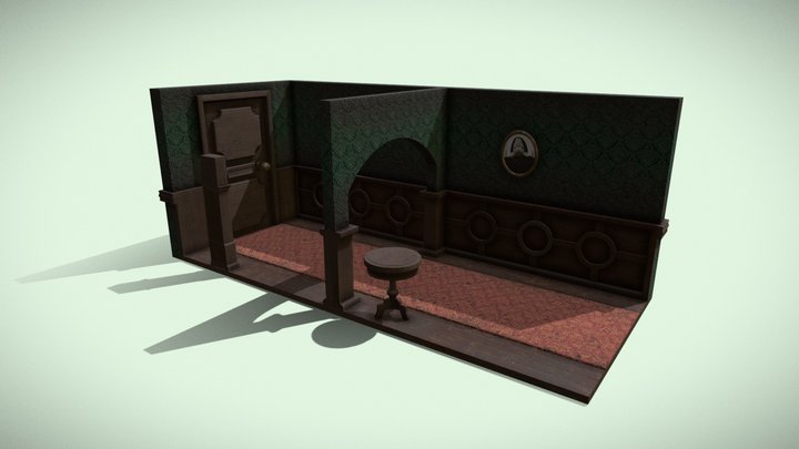 Victorian Diorama 3D Model