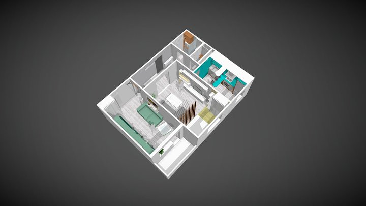 an apartment 3D Model