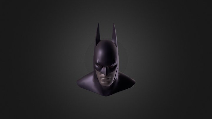 Batman Face 3D Model