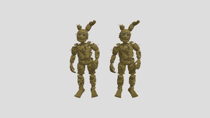 Ozzy SpringTrap V11 Retextures 2_9 3D Model