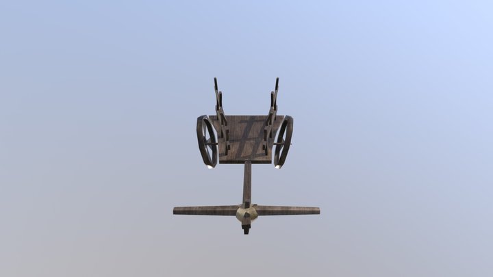 Old Cart 3D Model