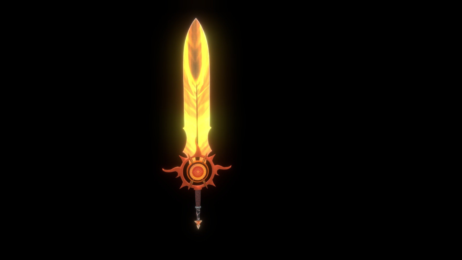 Sunlight Greatsword - 3D model by Matt Hazelworth (@MattHazelworth ...