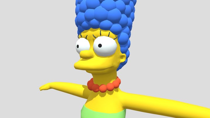 Marge FMV Model - The Simpsons: Hit & Run 3D Model