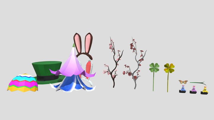 Gorilla Tag Spring 2022 Cosmetics – Modello 3D gratuito STL
