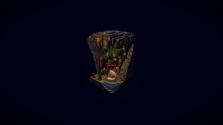 CubeWorld 3D Model
