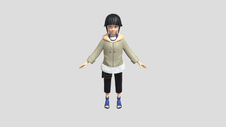 Hinata - Naruto 3D Model