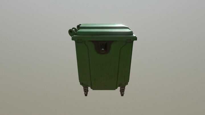 Trash Bin 3D Model