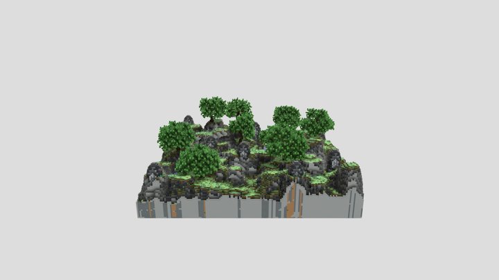 Skyblock Terrain 3D Model