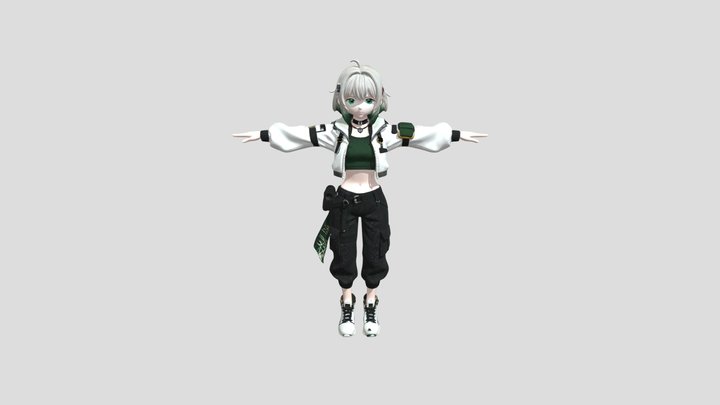 Anime-style young female character