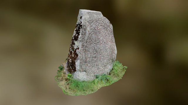 Swedish runestone #4 Friibergh 3D Model