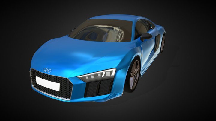 Audi r8_v10 3D Model