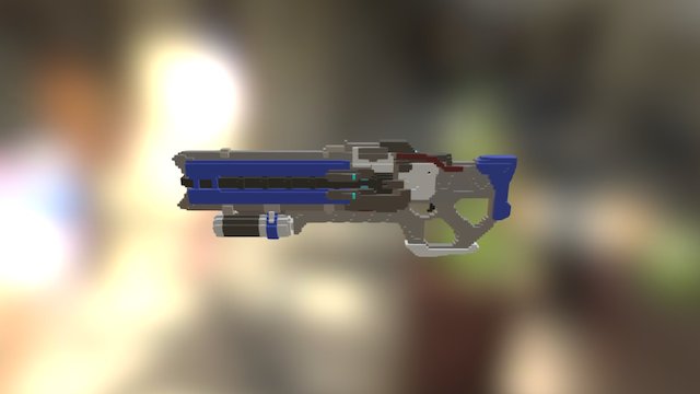 Overwatch Soldier:76's Weapon 3D Model