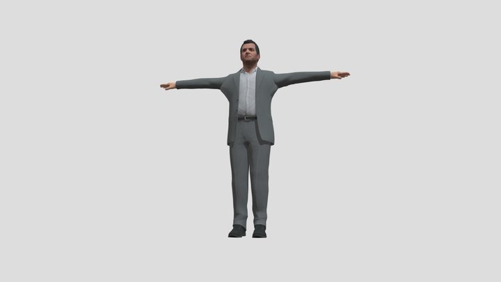 Michael_Gta5 (1) rigged 3D Model