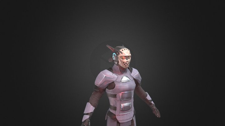 [rigged] Moors Stalker Super Villain 3D Model