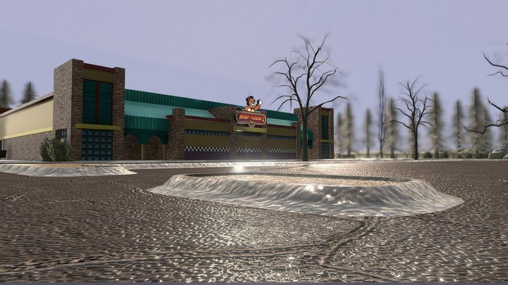 Fnaf Movie Outside 3D Model
