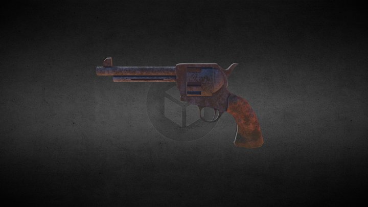 Revolver 3D Model