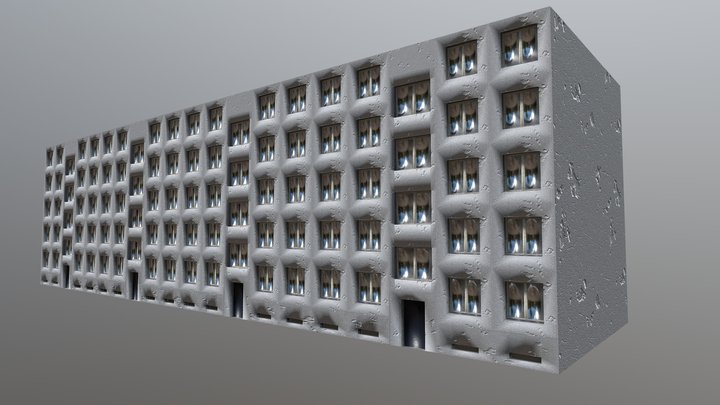 Soviet house 3D Model