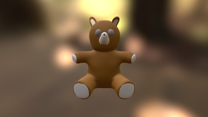 Gấu Teddy 3D Model