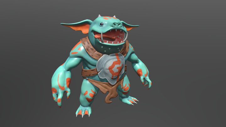 Frog Hog 3D Model