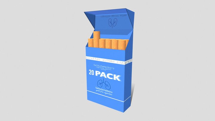 ciggy pack 3D Model