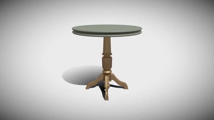 Vintage table 3D Model