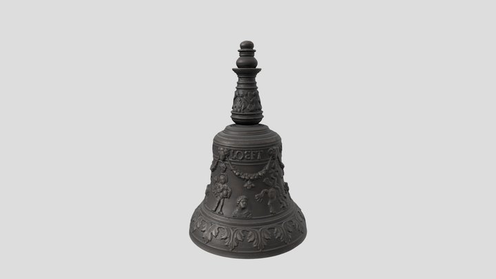 Flemish 16th Century Table Bell 3D Model