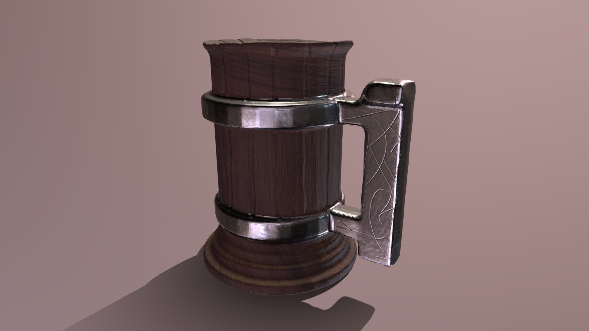 Mug with wine