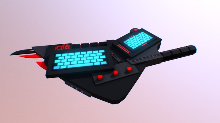 Explorer Cyberdeck (Practice Project) 3D Model