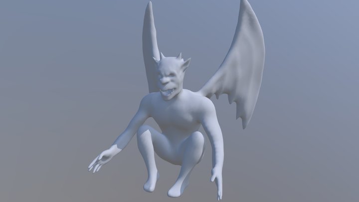 Gargoyle mesh 3D Model