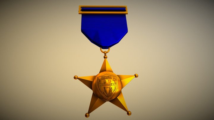 Medalla Escuela Premilitar "Lautaro" 3D Model