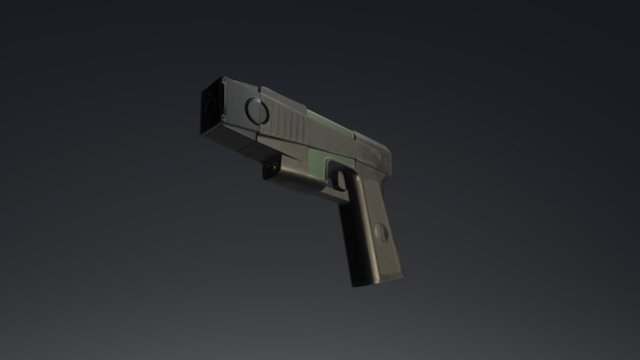 Taser Gun 3D Model