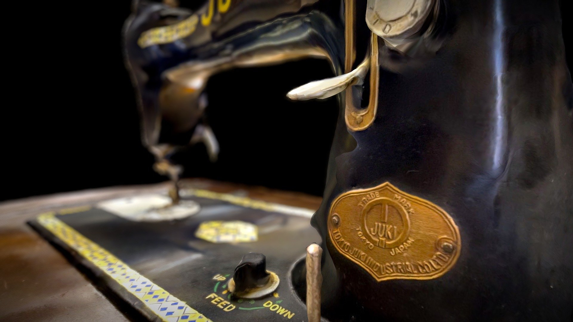 Antique JUKI Sewing Machine Scaniverse Download Free 3D model by