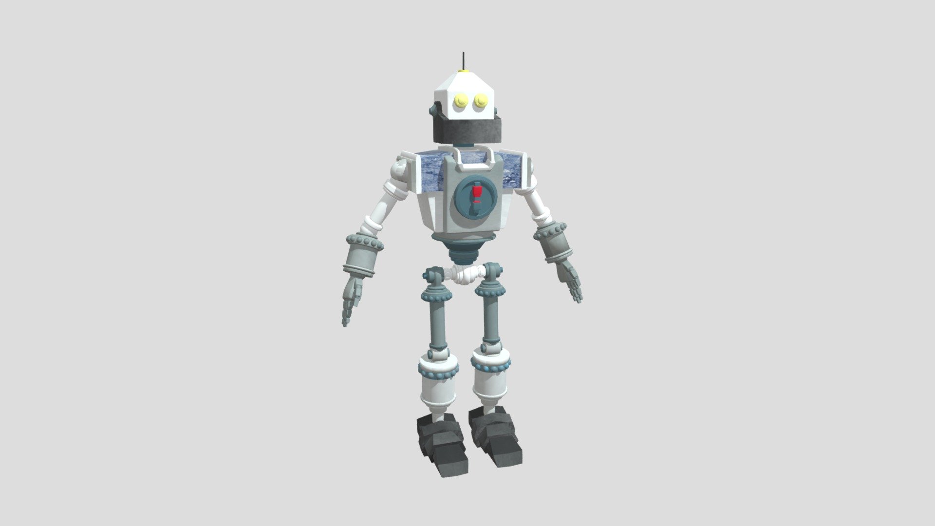 evil robot - 3D model by rinryo [cc6773d] - Sketchfab