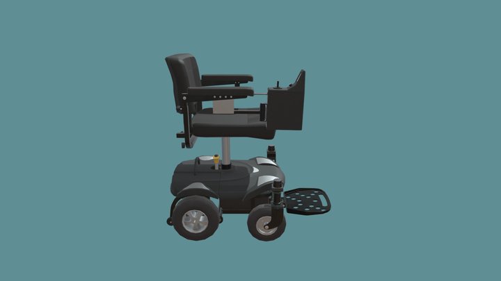 Electrical wheelchair 3D Model