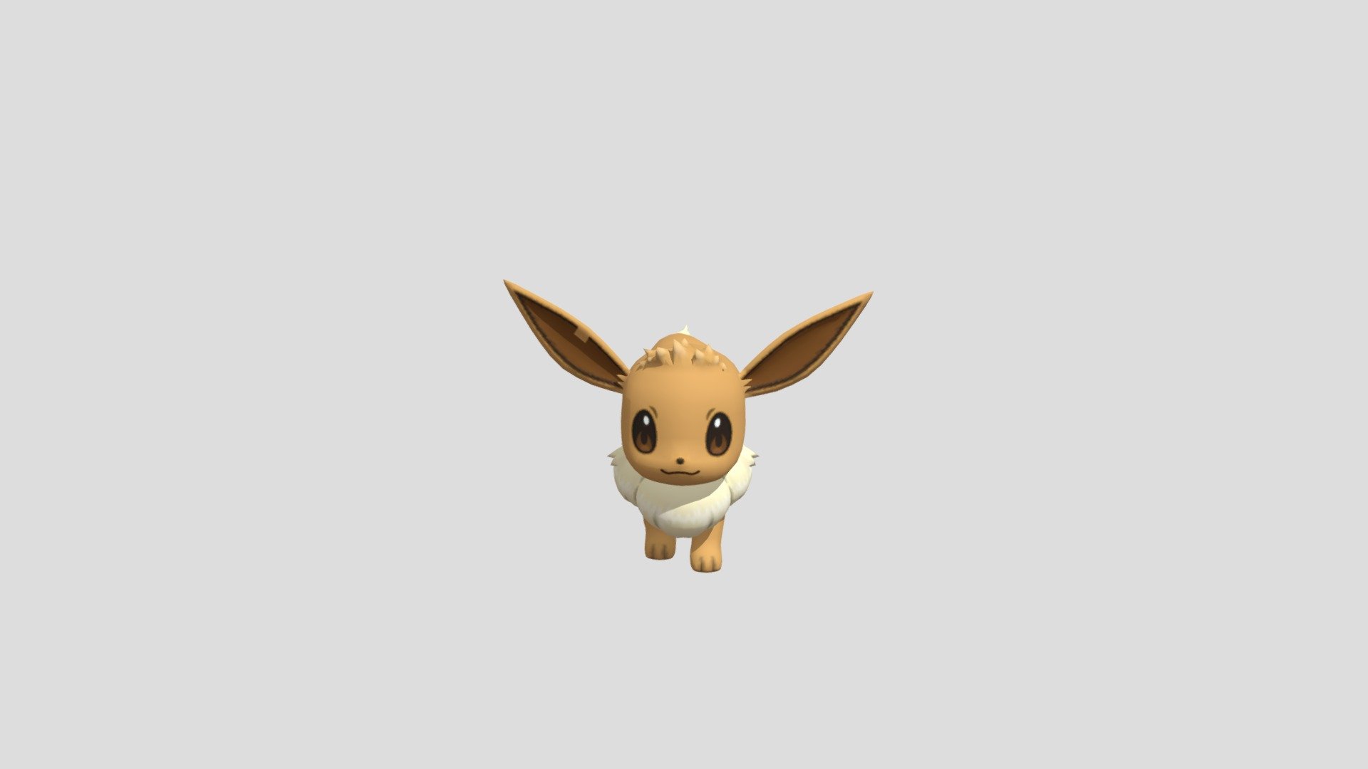 Eevee Pokemon with Animation - 3D model by prozip (@quachkimson2000 ...