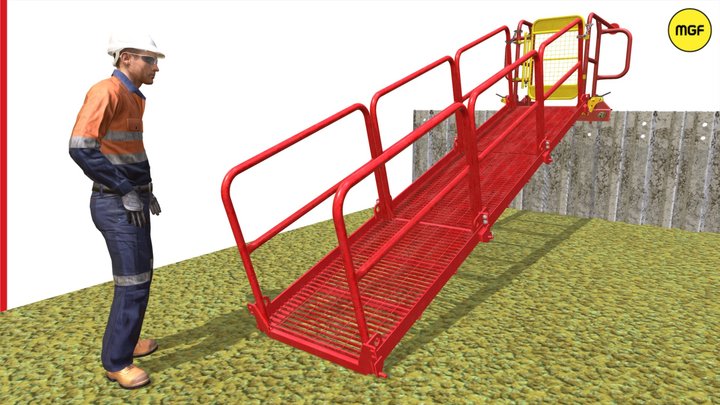 Gangway Ramps 3D Model