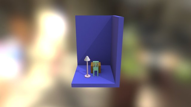 Room Scene 3D Model