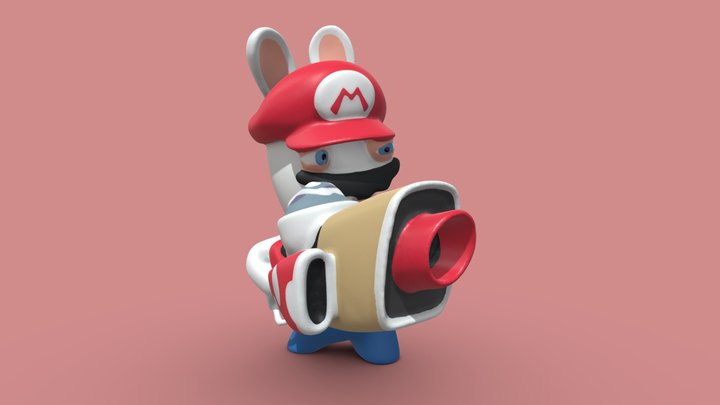 Mario Rabbid Rabbit - 3D Scan 3D Model