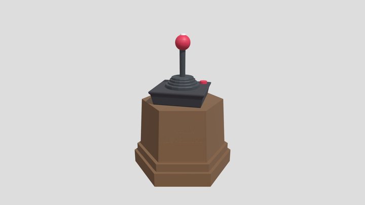 Trophy Joystick Atari - Trofeo Joystick Atari 3D Model