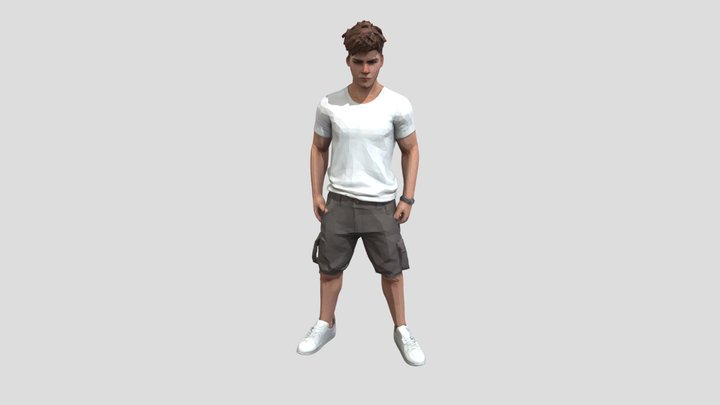 A Guy Man Dude - Character 3D Model