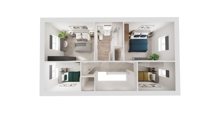 First Floor Aster AR 3D Model