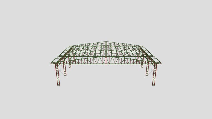 MTA26-105.A-PRJ.R00 - GALPÃO FAZENDA REAL 3D Model