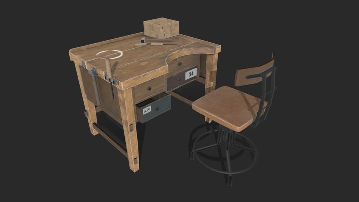 Tool table 3D Model