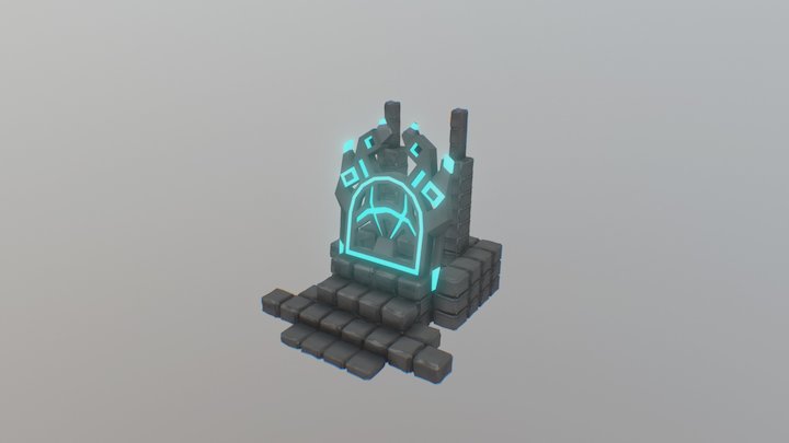 Puzzle Structure 3D Model