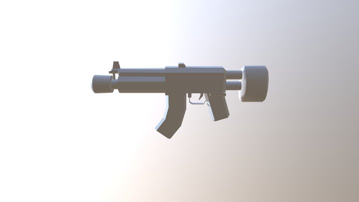 Mini Gun 3D Model