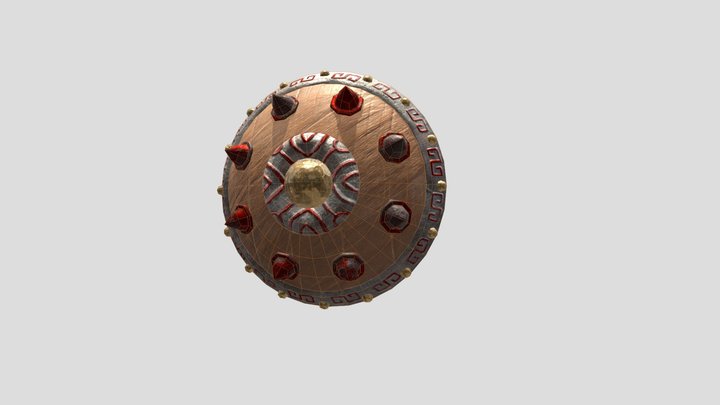 Fantasy Medieval Shield — Game Ready Low Poly
